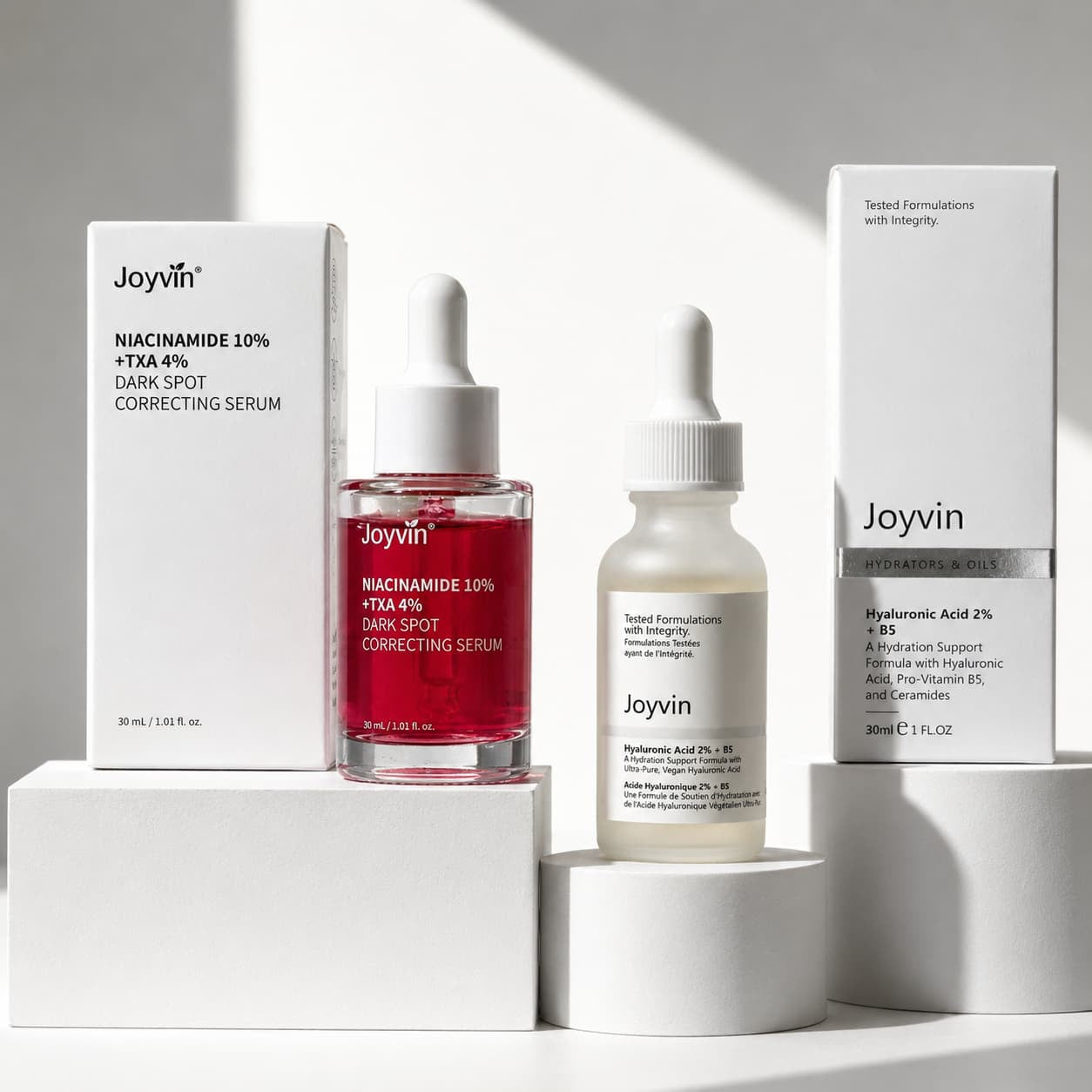 Exclusive Spot-Correcting Skincare Set Niacinamide Serum & Hyaluronic Acid Hydrating Serum