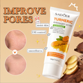 Turmeric Cleanser, suitable for all skin types, gently fights dark spots