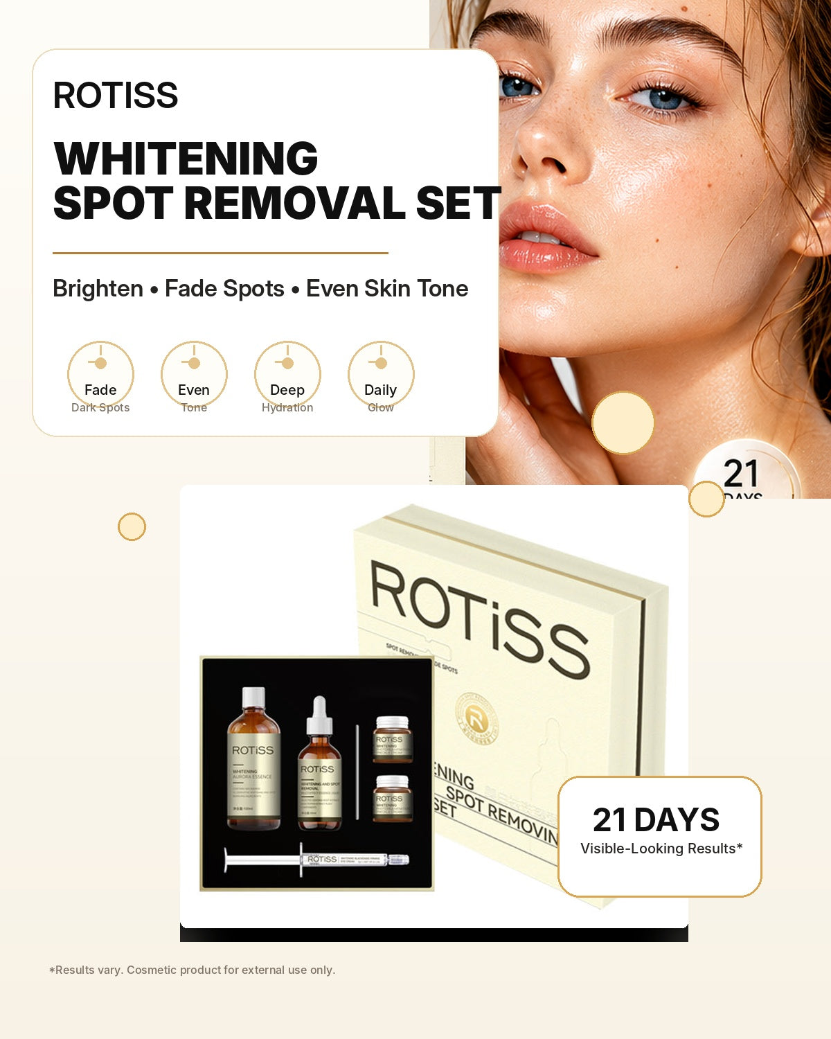 ROTISS Whitening Spot Removal Set – Dark Spot & Brightening Skincare